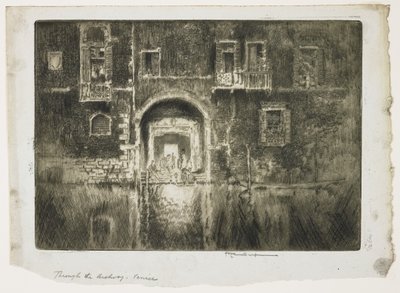 Near the Abazzia, Venice, 1883 by Joseph Pennell